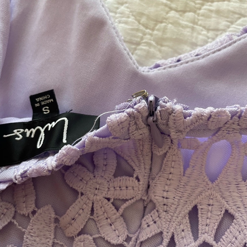 Purple Lulus mini dress in a size S. - Picture 4 of 4